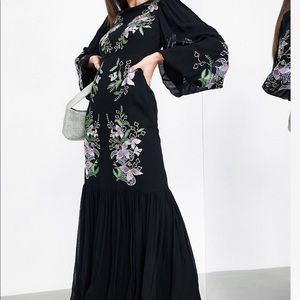 ASOS Embroidered Maxi Dress